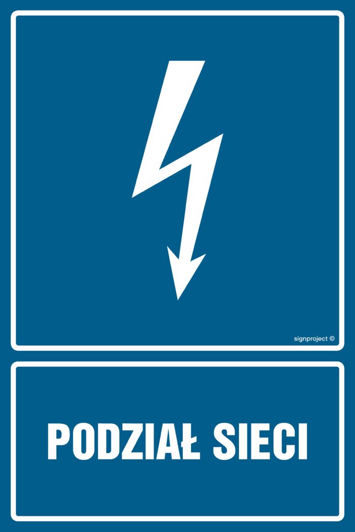 HG002 Podział sieci -  9 naklejek