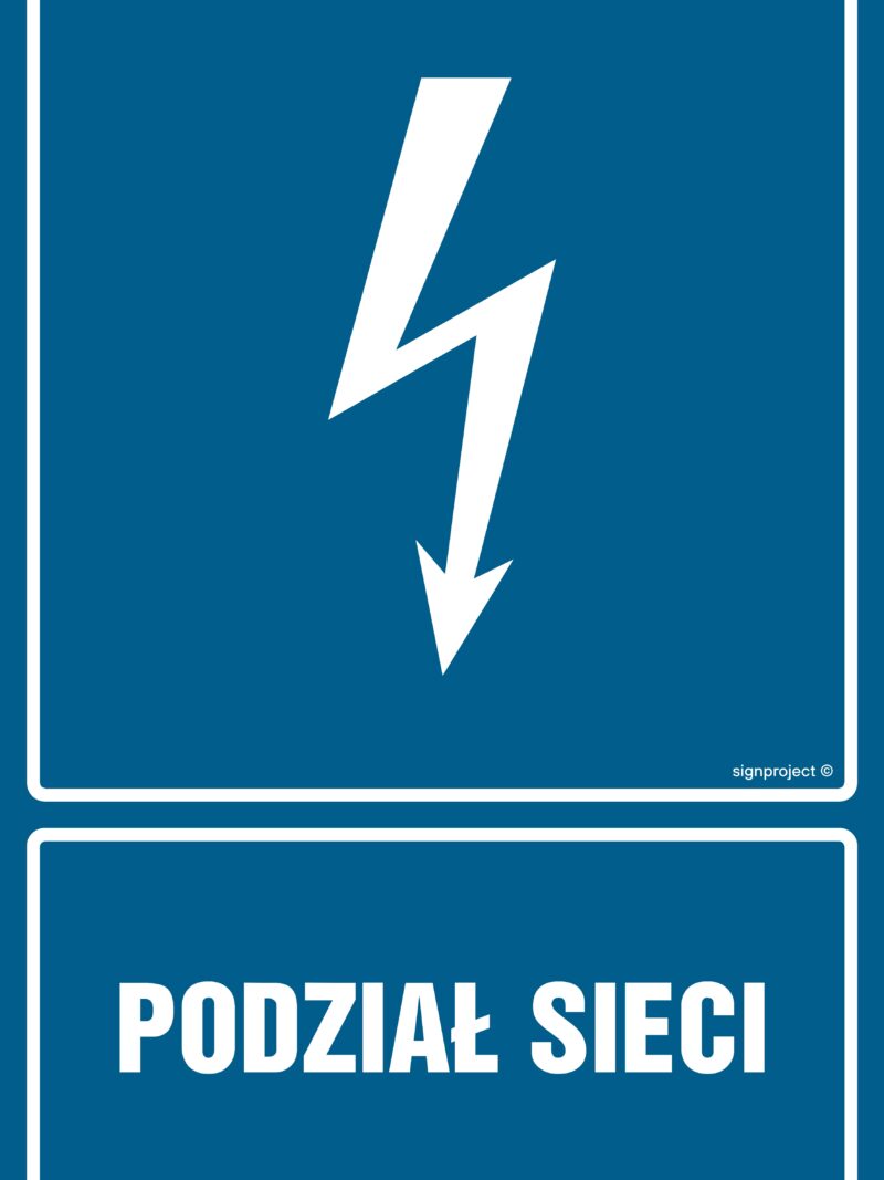 HG002 Podział sieci -  9 naklejek