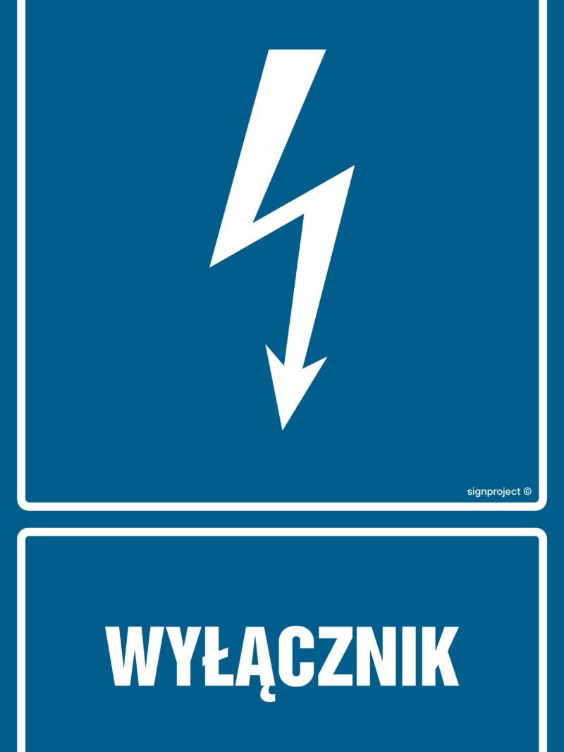HG009 Wyłącznik -  9 naklejek