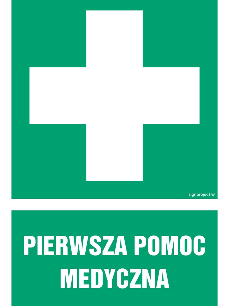 GI001 Pierwsza pomoc -  9 naklejek