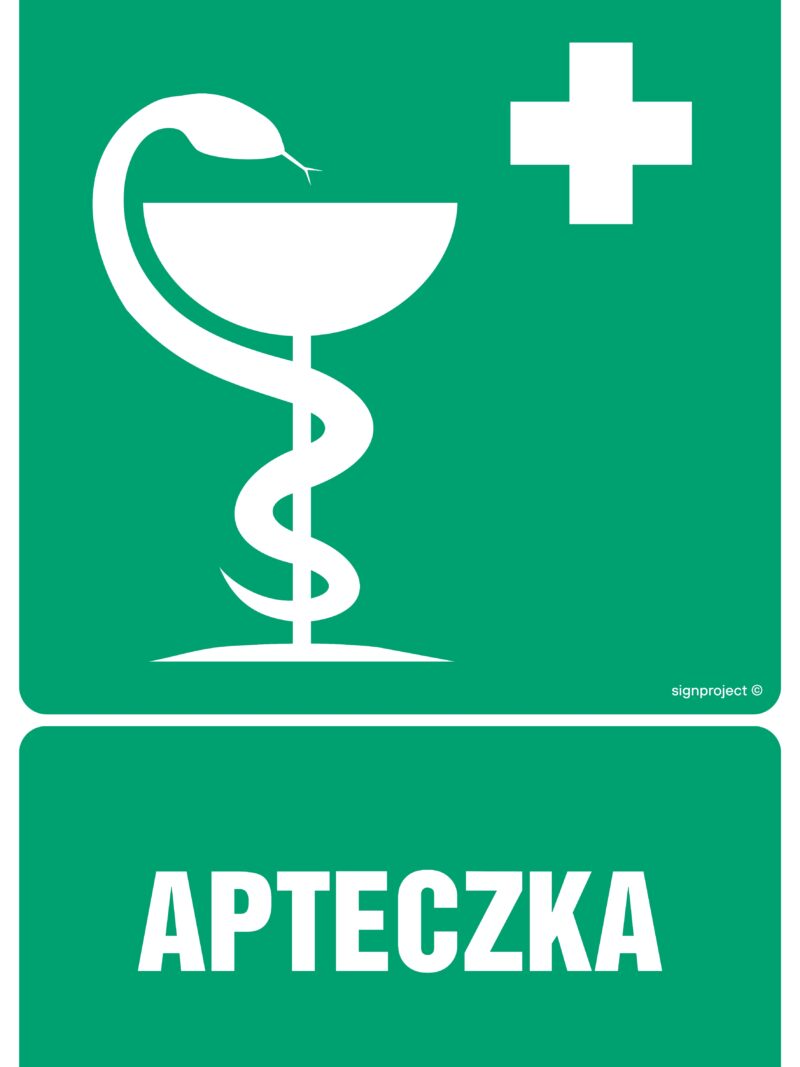 GI008 Apteczka pierwszej pomocy -  9 naklejek