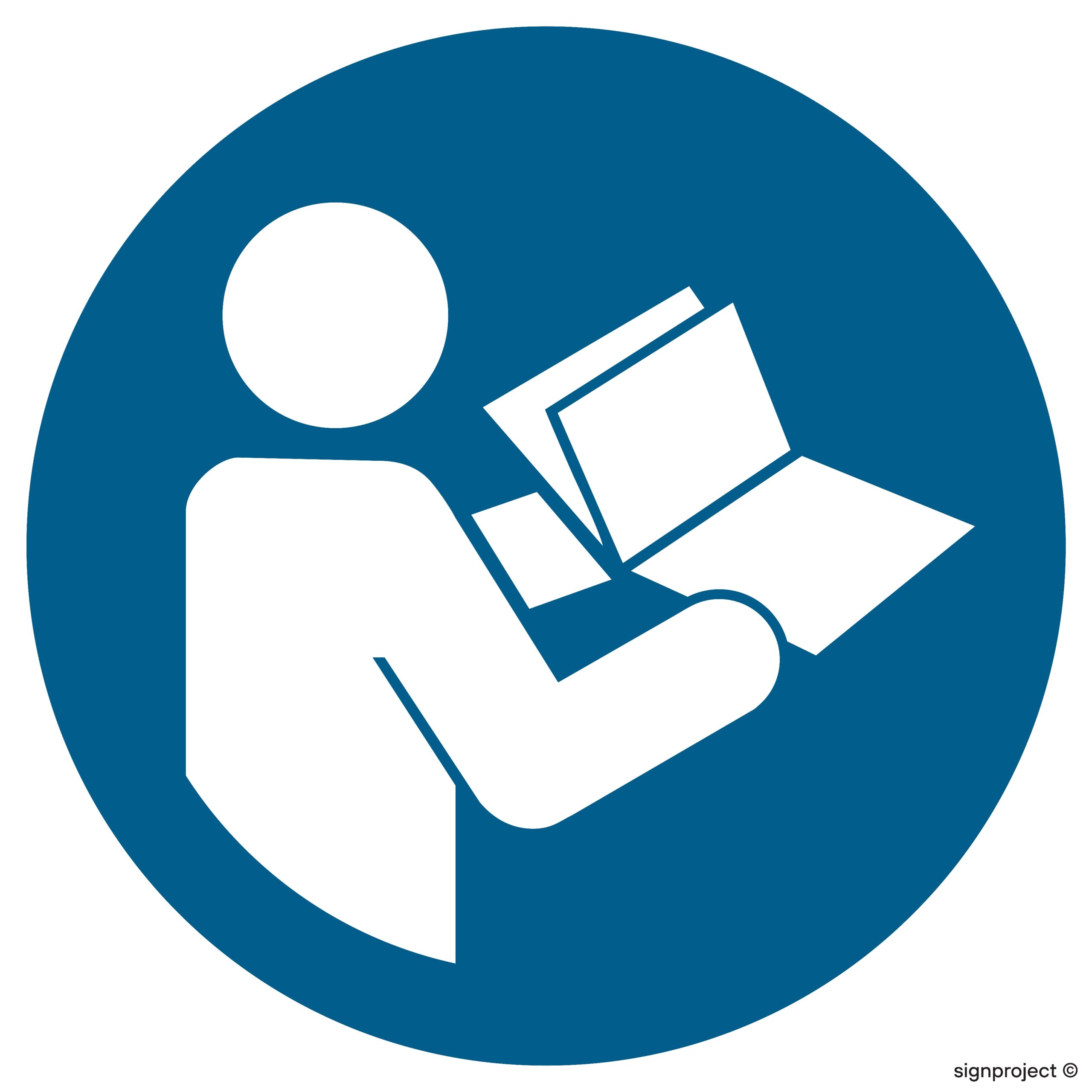 GJ002 Przeczytaj instrukcję - 9 naklejek