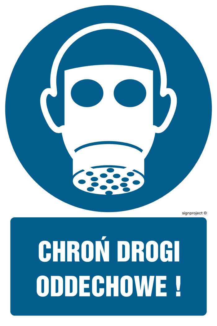 GL006 Chroń drogi oddechowe -  9 naklejek