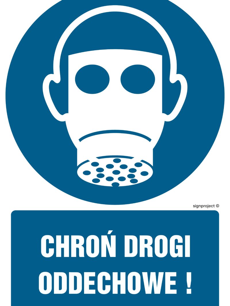 GL006 Chroń drogi oddechowe -  9 naklejek