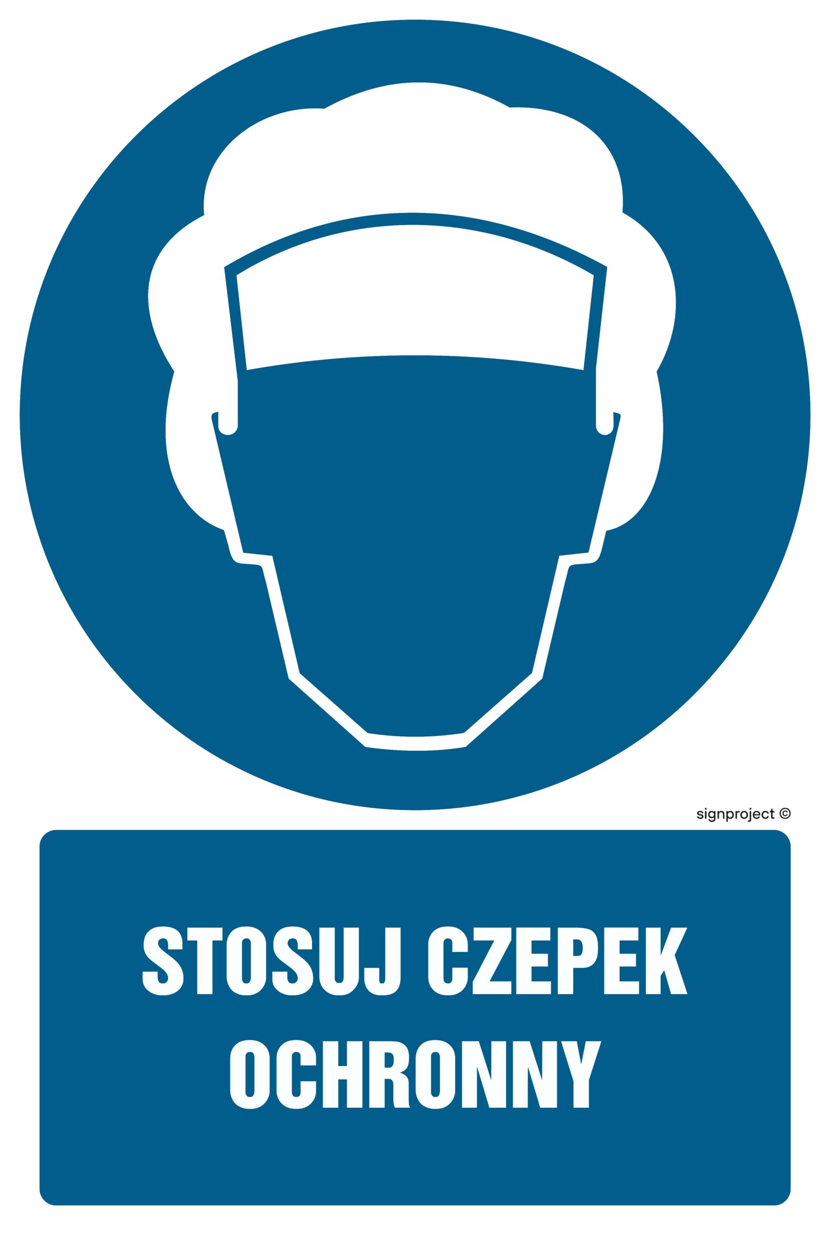 GL025 Stosuj czepek ochronny - opakowanie 10 sztuk