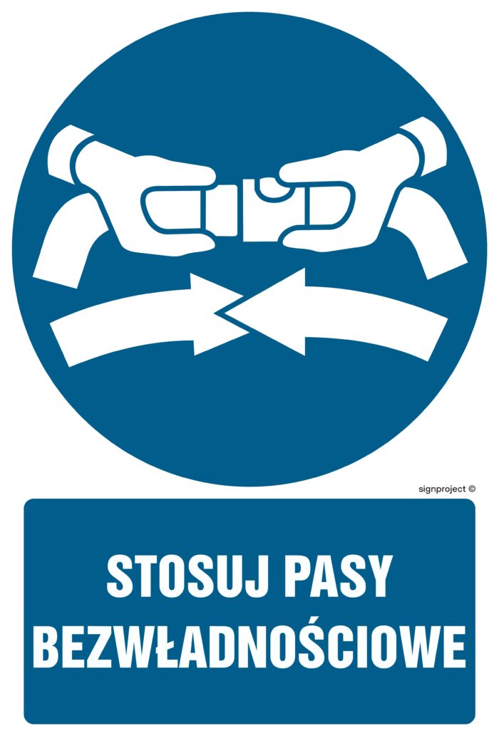 GL041 Stosuj pasy bezwładnościowe - opakowanie 10 sztuk