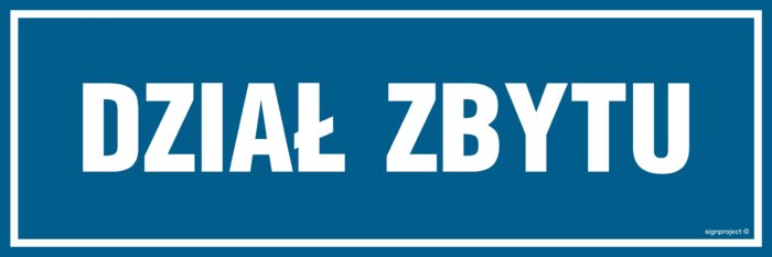 PA120 Dział zbytu