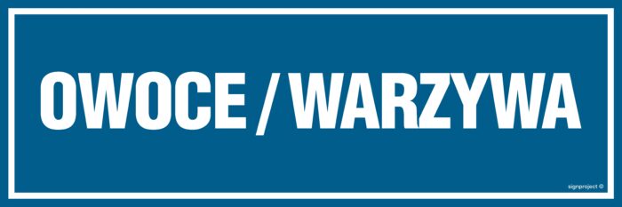 PA258 Owoce/warzywa