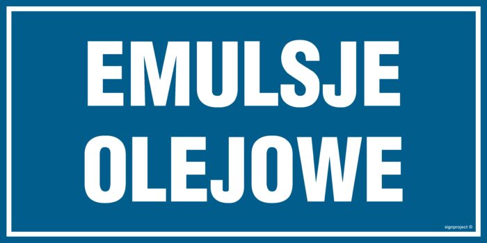 PA513 Emulsje olejowe -  6 naklejek