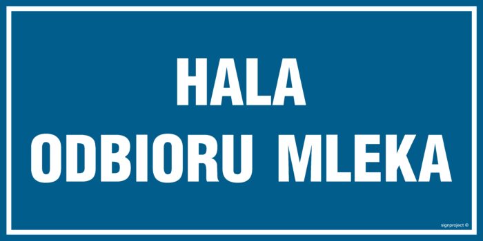 PA516 Hala odbioru mleka - opakowanie 10 sztuk