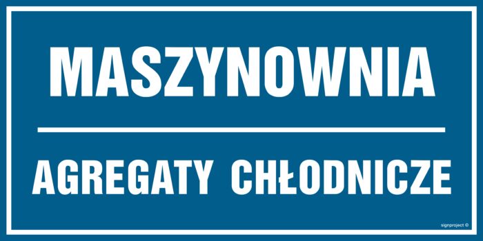 PA528 Maszynownia Agregaty chłodnicze -  6 naklejek