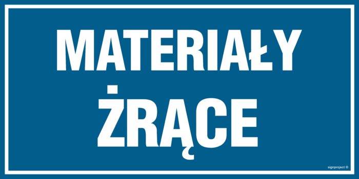 PA529 Materiały żrące - opakowanie 10 sztuk