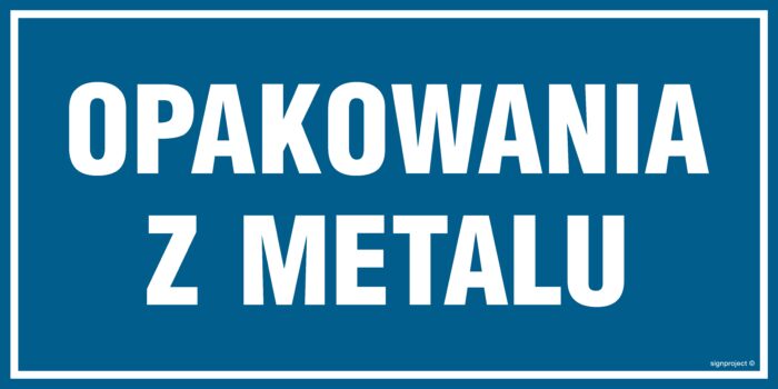 PA537 Opakowania z metalu -  6 naklejek