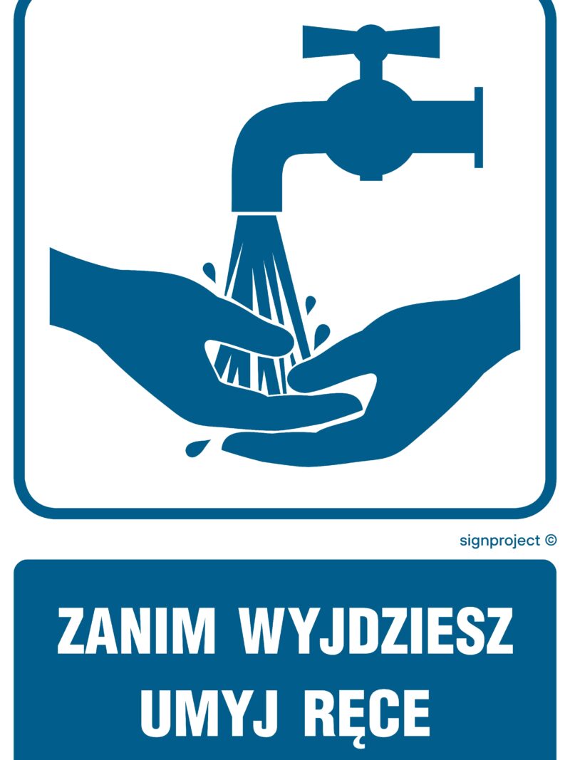 RB018 Zanim wyjdziesz umyj ręce
