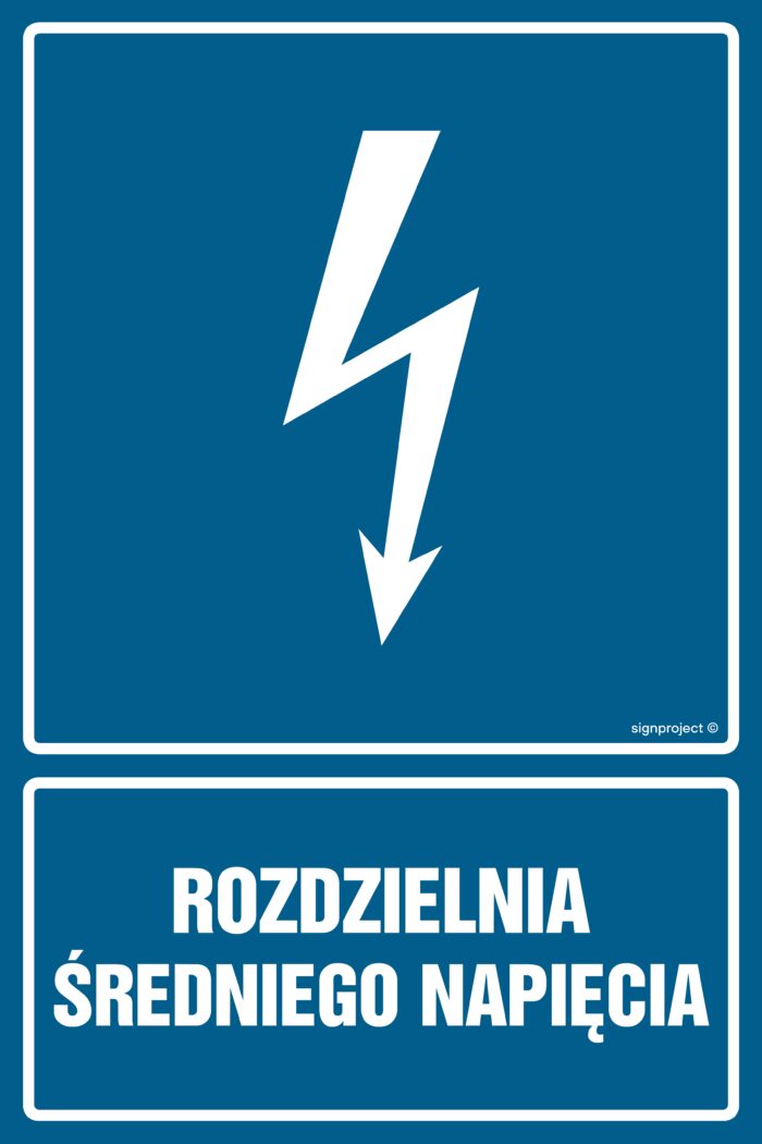 HG034 Rozdzielnia średniego napięcia -  9 naklejek