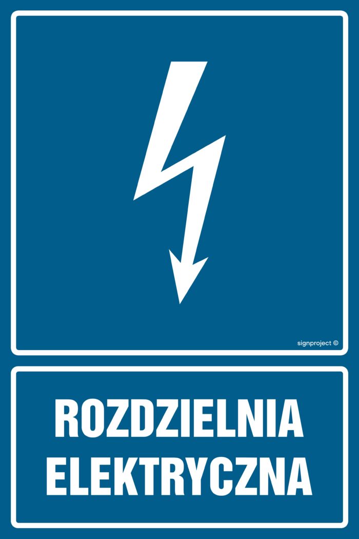 HG057 Rozdzielnia elektryczna -  9 naklejek