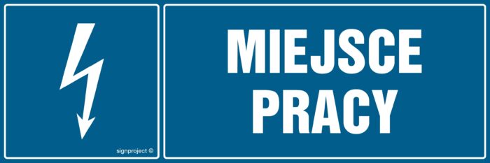 HH001 Miejsce pracy -  8 naklejek -  8 naklejek