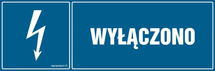 HH005 Wyłączono -  8 naklejek -  8 naklejek