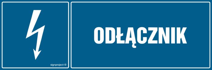 HH010 Odłącznik -  8 naklejek -  8 naklejek