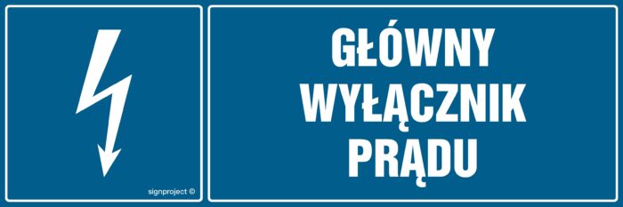 HH014 Główny wyłącznik prądu -  8 naklejek -  8 naklejek