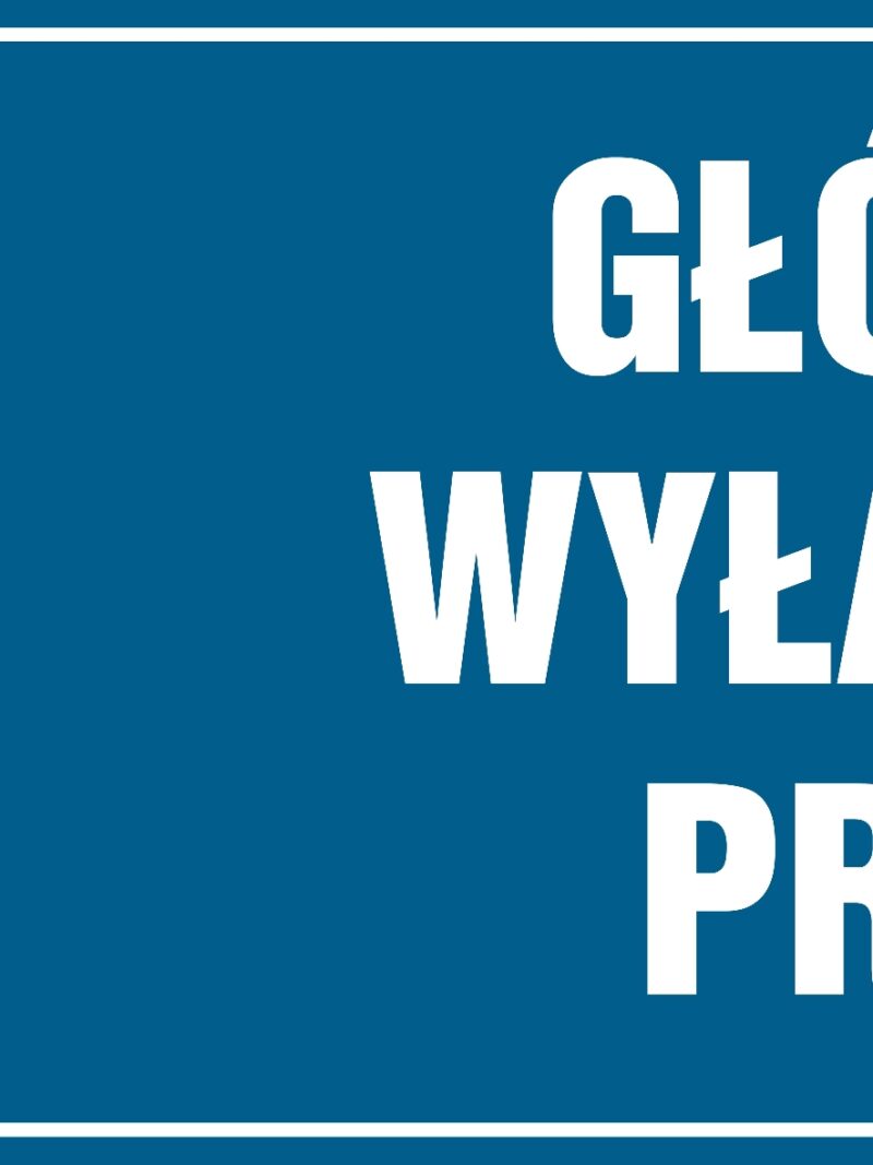 HH014 Główny wyłącznik prądu -  8 naklejek -  8 naklejek