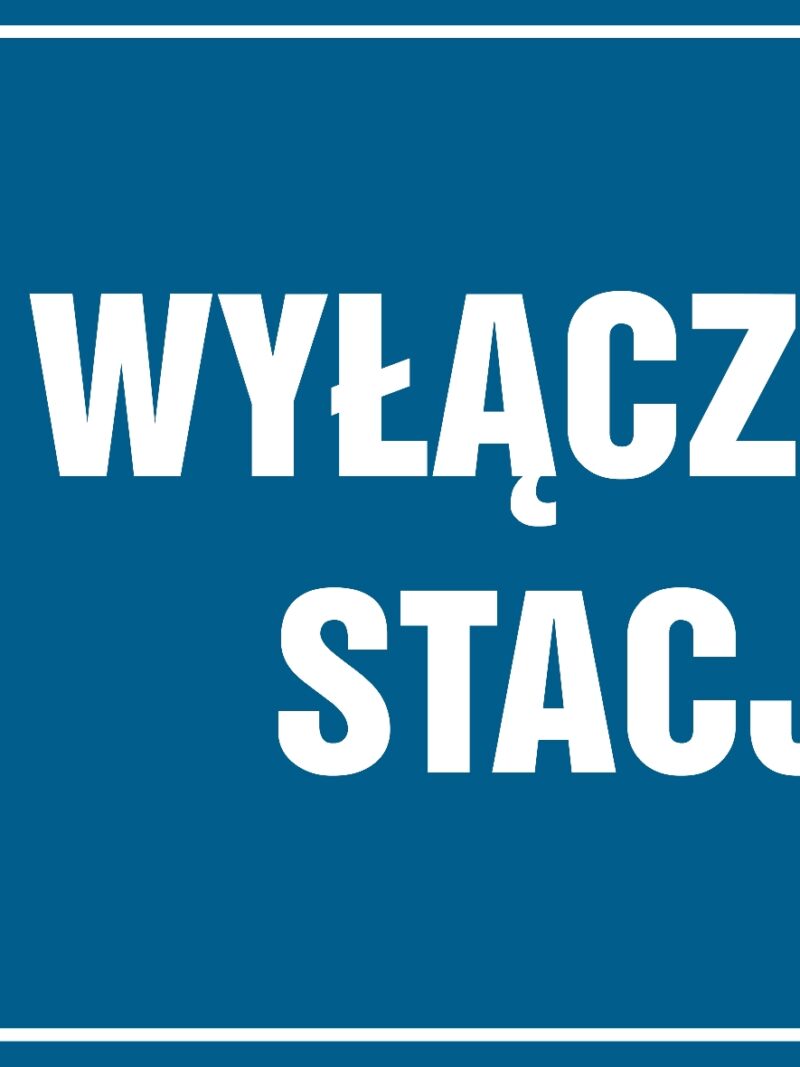 HH020 Wyłącznik prądu stacji paliw -  8 naklejek -  8 naklejek