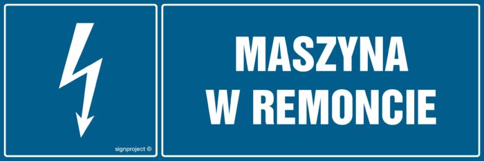 HH030 Maszyna w remoncie -  8 naklejek -  8 naklejek