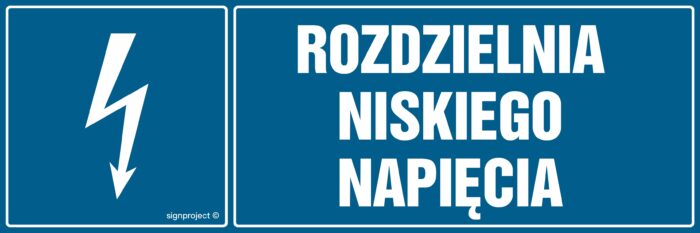 HH042 Rozdzielnia niskiego napięcia -  8 naklejek -  8 naklejek