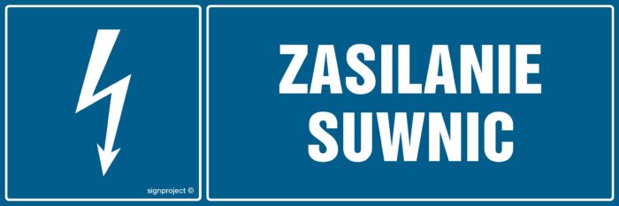 HH045 Zasilanie suwnic -  8 naklejek -  8 naklejek