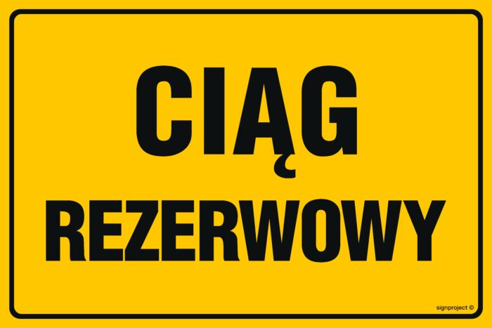 JD009 Ciąg rezerwowy