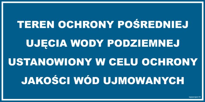 JD037 Teren ochrony pośredniej ujecia wody podziemnej