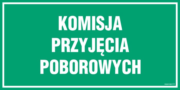 JE010 Komisja pzryjęcia poborowych