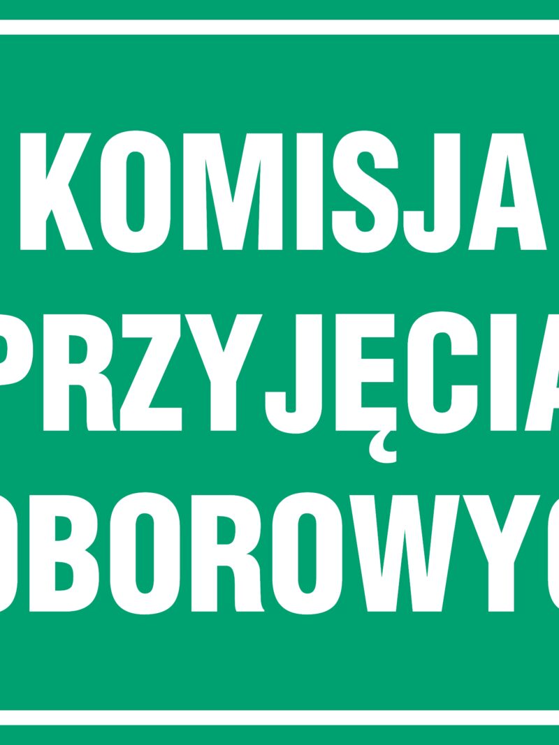 JE010 Komisja pzryjęcia poborowych
