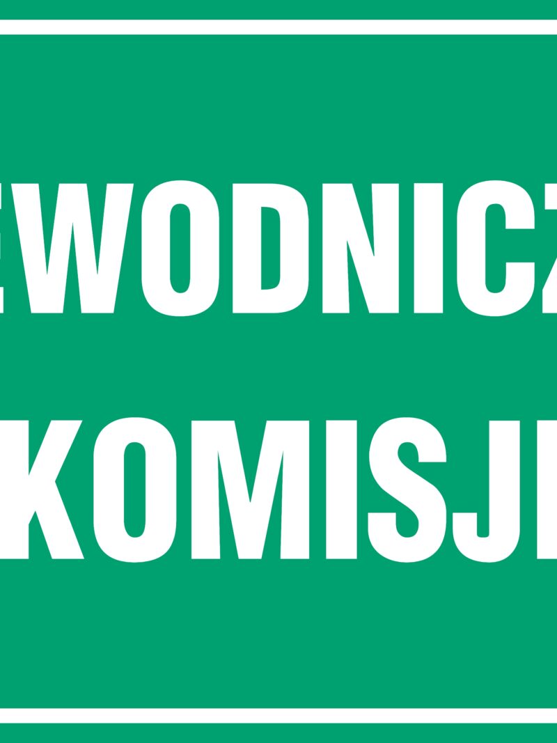 JE012 Przewodniczący komisji