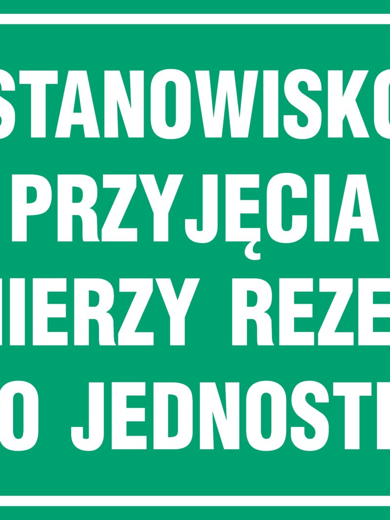 JE015 Stanowisko przyjęcia żołnierzy rezerwy do jednostki