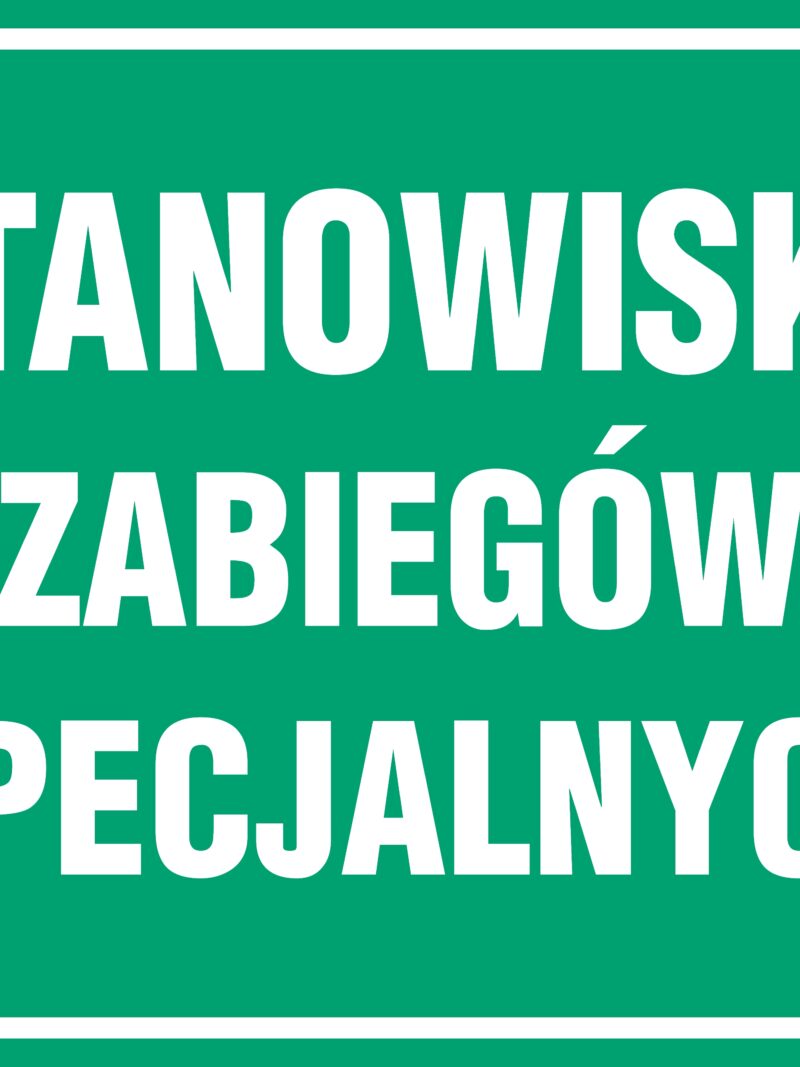 JE016 Stanowisko zabiegów specjalnych