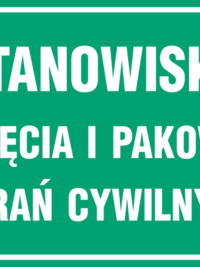 JE020 Stanowisko przyjęcia i pakowania ubrań cywilnych
