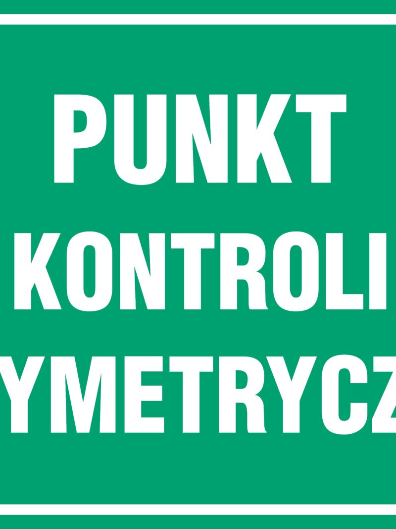JE021 Punkt kontoli dozymetrycznej