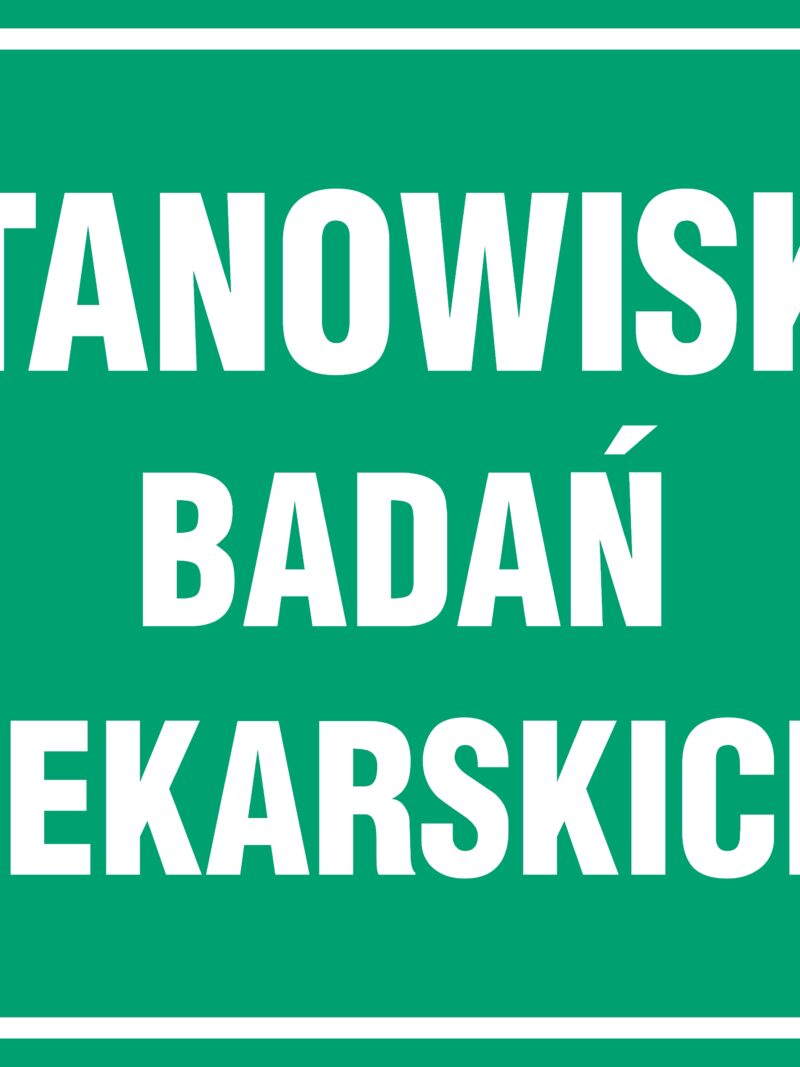 JE022 Stanowisko badań lekarskich