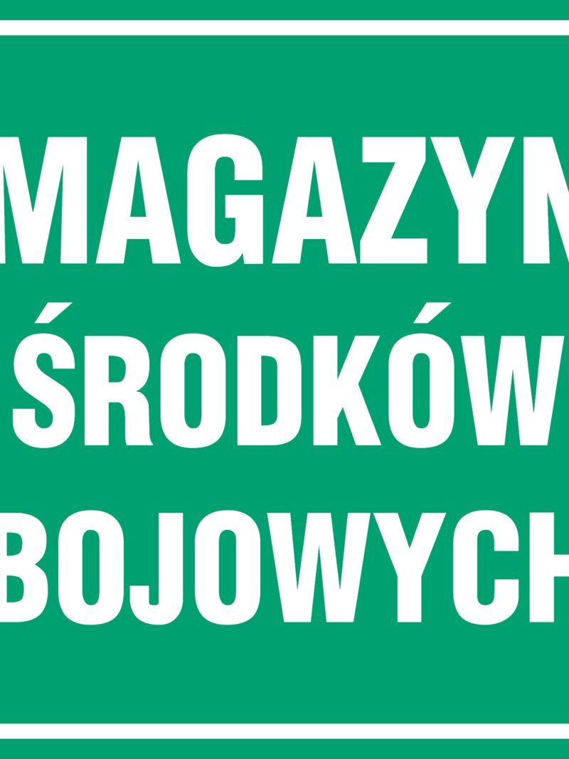JE023 Magazyn środków bojowych