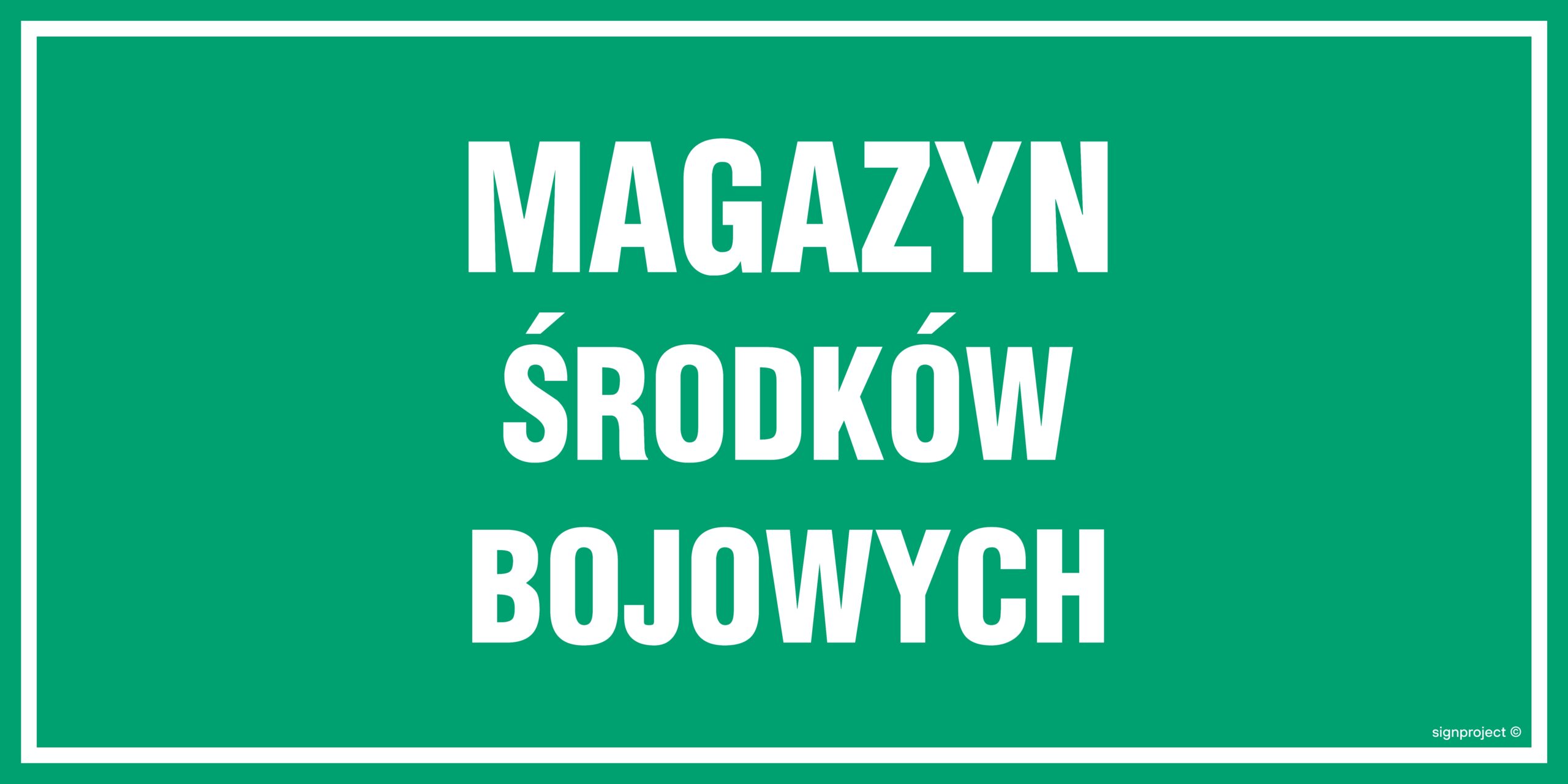 JE023 Magazyn środków bojowych