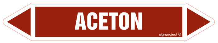 JF003 ACETON -  4 naklejek