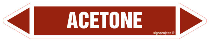 JF004 Acetone -  4 naklejek