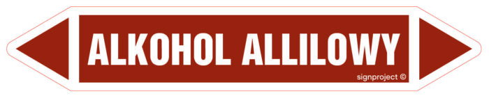 JF017 ALKOHOL ALLILOWY -  5 naklejek