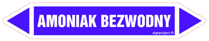 JF027 AMONIAK BEZWODNY -  5 naklejek