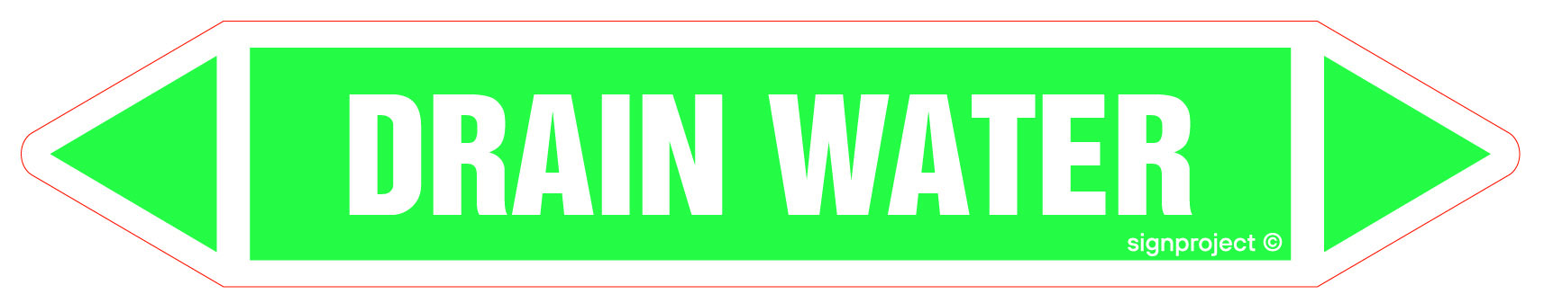 JF133 Drain water - 4 naklejek