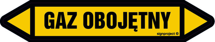 JF186 GAZ OBOJĘTNY -  16 naklejek