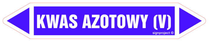 JF240 KWAS AZOTOWY (V) -  16 naklejek