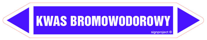 JF241 KWAS BROMOWODOROWY -  5 naklejek