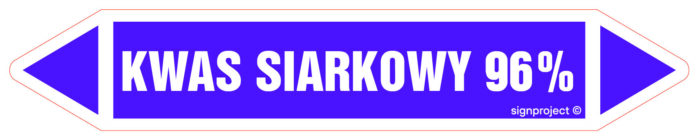 JF251 KWAS SIARKOWY 96% -  5 naklejek